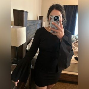 Black cocktail dress